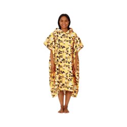 After Essentials Poncho Stamps Tangerine