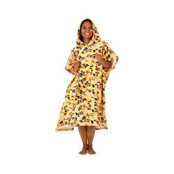 After Essentials Poncho Stamps Tangerine