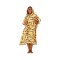 After Essentials Poncho Stamps Tangerine