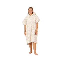 After Essentials Poncho Japan Waves Soft Pink