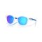 Oakley Latch Sonnenbrille Matte Clear Prizm Sapphire 