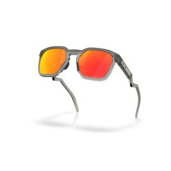 Oakley HSTN SQ Sonnenbrille Matte grey Smoke Prizm Ruby