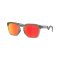 Oakley HSTN SQ Sonnenbrille Matte grey Smoke Prizm Ruby