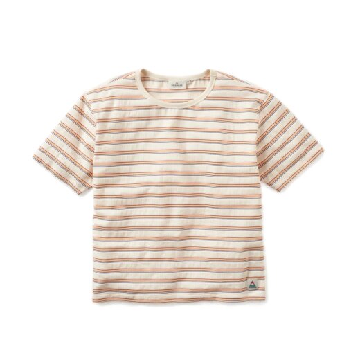 Passenger Clothing Retro Vibes Organic Cotton T-Shirt Retro Stripe