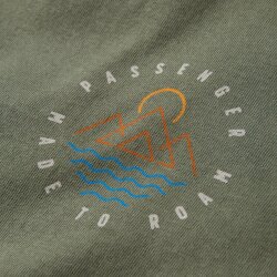 Passenger Clothing Escapism Recyceled Cotton T-Shirt Dusty Olive