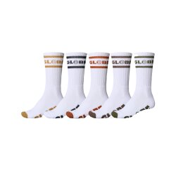 Globe Socken Tilt Hi Crew 5 Pack White