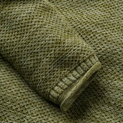 Passenger Clothing Shore Organic Cotton Knitted Jumper Khaki