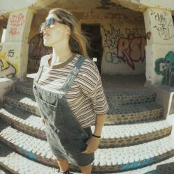 Oxbow Motel Dress Dark Grey