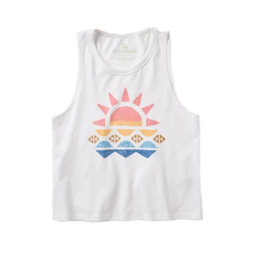 Passenger Clothing Sunray Recycled Cotton Vest White