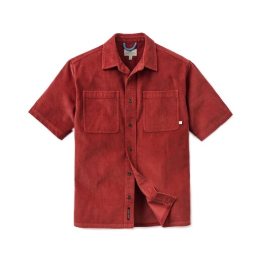 Passenger Clothing Backcountry Short Sleeve Cord Shirt 2.0 Redwood