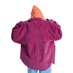 Roxy Kick Back Washed Cord Hemd Rhododendron