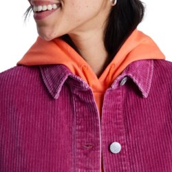 Roxy Kick Back Washed Cord Hemd Rhododendron