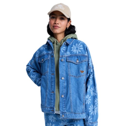 Roxy Salty Horizon Hemd Jacke Surf Wash