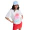 Roxy Hangloose Poster T-Shirt Coconut White