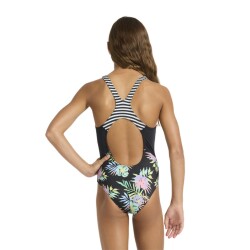 Roxy Badeanzug Girls Active RG Anthracite Aquarella Active