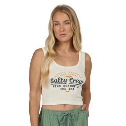 Salty Crew Unscripted Tank Off White