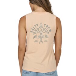 Salty Crew Flying High Muscle Tank Apricot