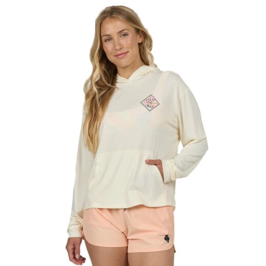 Salty Crew Tippet Fill Tech Hoody Off White