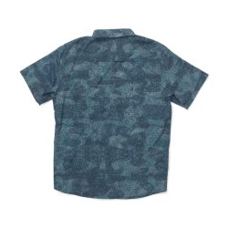 Salty Crew Flagship UV Button Up Dark Navy