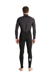 C-Skins NuWave Legend 4/3 Backzip Neoprenanzug Steamer Black