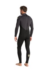 C-Skins NuWave Legend 4/3 Backzip Neoprenanzug Steamer Black