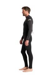C-Skins NuWave Legend 4/3 Backzip Neoprenanzug Steamer Black