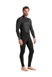 C-Skins NuWave Legend 4/3 Backzip Neoprenanzug Steamer Black MT