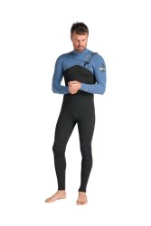 C-Skins NuWave Session 3/2 Frontzip Neoprenanzug Black Blue