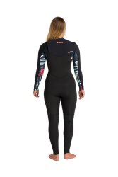 C-Skins NuWave Solace 4/3 Frauen Neoprenanzug Black Botanical