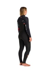 C-Skins NuWave Solace 4/3 Frauen Neoprenanzug Black Botanical