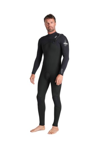 C-Skins NuWave Session 4/3 Frontzip Neoprenanzug Black