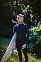 C-Skins NuWave Session 4/3 Frontzip Neoprenanzug Black