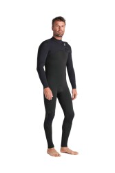 C-Skins NuWave Session 4/3 Frontzip Neoprenanzug Black ST