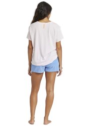 Sisstrevolution T-Shirt Lou Boyfriend SS Tee Vintage White