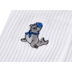 Quittje Socken Robbe Weiß