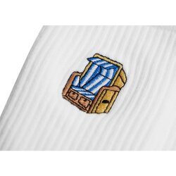 Quittje Socken Strandkorb Weiß