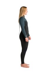 C-Skins NuWave Surflite 4/3 Womens Neoprenanzug Black Dark Forest