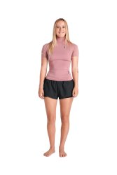 C-Skins NuWave Rash X Womes SS Rashguard Rose