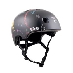 TSG Helmets Meta Graphic Design Black Drip In