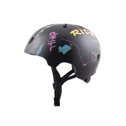 TSG Helmets Meta Graphic Design Black Drip In