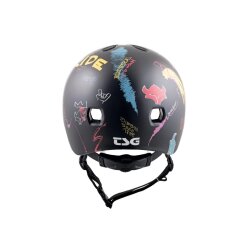 TSG Helmets Meta Graphic Design Black Drip In