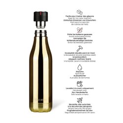 Les Artistes Bottle Crystal Gold 500ml