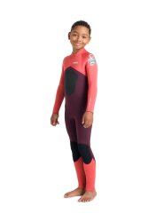 C-Skins NuWave Legend 4:3 Junior GBS Back Zip Steamer Rust Coral