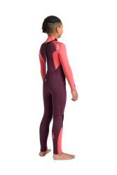 C-Skins NuWave Legend 4:3 Junior GBS Back Zip Steamer Rust Coral