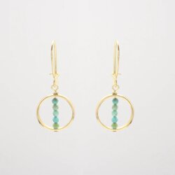 Jewelberry Ohrringe Circled Pearls vergoldet