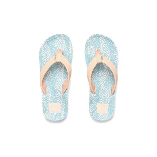 reef Kids AHI Zehentrenner Peach/Blue Animal