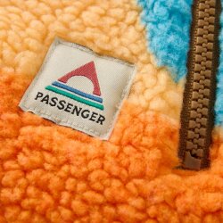 Passenger Fairbanks Full Zip Sherpa Fleece Jacket Mpuntain Sunset Multi