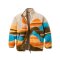 Passenger Fairbanks Full Zip Sherpa Fleece Jacket Mpuntain Sunset Multi