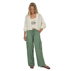 Salty Crew Navigator Cardigan Off White