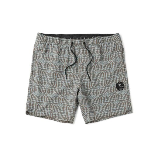 Vissla Seaside 16.5 Croozer Boardshort Ecolastic Dark Earth